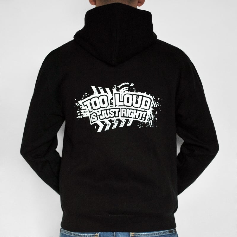 THE VIZITOR TOO LOUD IS JUST RIGHT HOODED SWEATER – Ultimate House ...