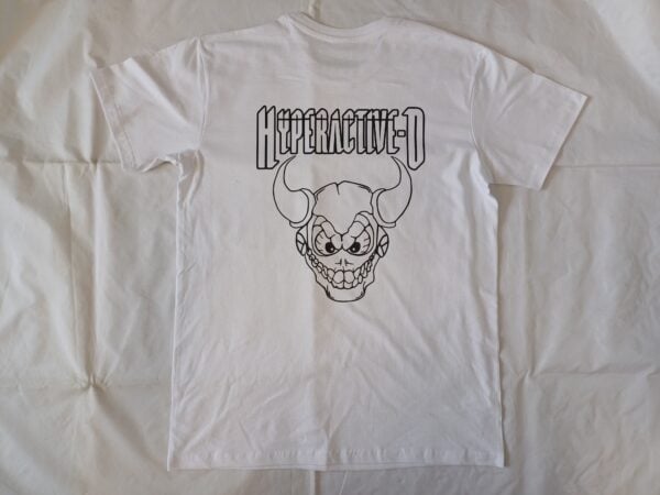Hyperactive-D Shirt (white print) - Image 2
