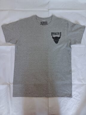 Hyperactive-D Shirt Grey (black print)