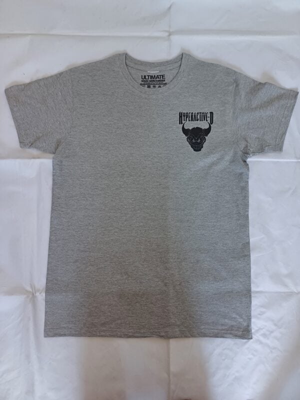 Hyperactive-D Shirt Grey (black print)