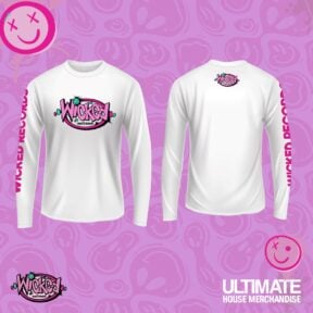 Wicked Records Longsleeve White (Pre-order / available at the 1st of december)