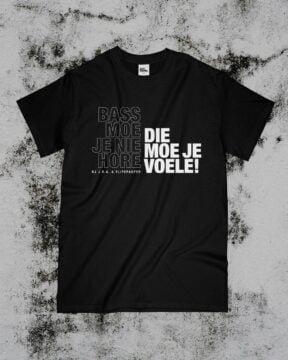 Dj J.D.A. & Elitepauper - Bass Moe Je Niet Hore T-Shirt (Only available here)