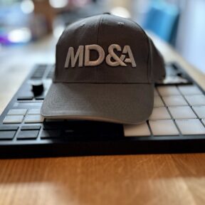MD&A Embroided Baseball Cap > Grey