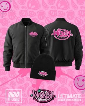 Wicked Records Winterdeal (Embroided Bomberjack + Wooly hat)